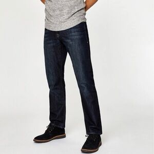 Mavi Matt Straight Leg Denim Jeans in Dark Sanford Wash 34x30 Normcore